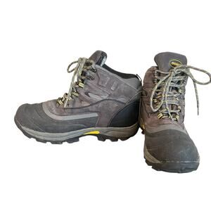 KHOMBU Flume 2 Gray Leather Outdoor Hiking Boots Men's Size 11
